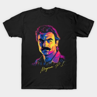 Magnum PI - 80s Vintage Style Design T-Shirt